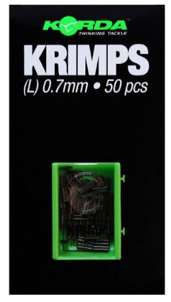 KORDA KRIMPS 0.7MM 50PCS - Carpfishingbarato CHIMBOMBO GRAPA