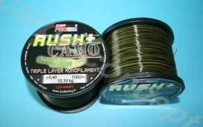 FUN FISHING RUSH +CAMO 1000M 0,32MM - Carpfishingbarato CHIMBOMBO HILO