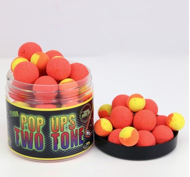 POISSON FLURO POP-UPS TWO TONE ROBIN RED - Carpfishingbarato CHIMBOMBO 