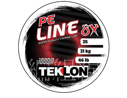 PE LINE  8X TEKLON BOBINA 0.30MM 23.5KG 52LB 300M - Carpfishingbarato CHIMBOMBO HILO TRENZADO