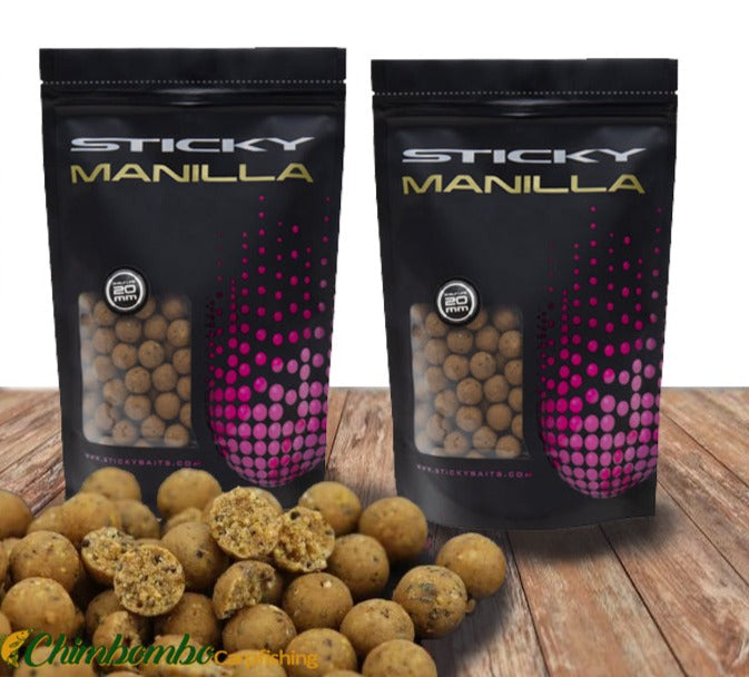 Sticky Manilla boilies 20mm - Carpfishingbarato CHIMBOMBO BOILIES