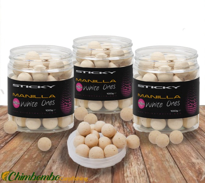 Sticky Manilla Wafter White ones - Carpfishingbarato CHIMBOMBO WAFTERS