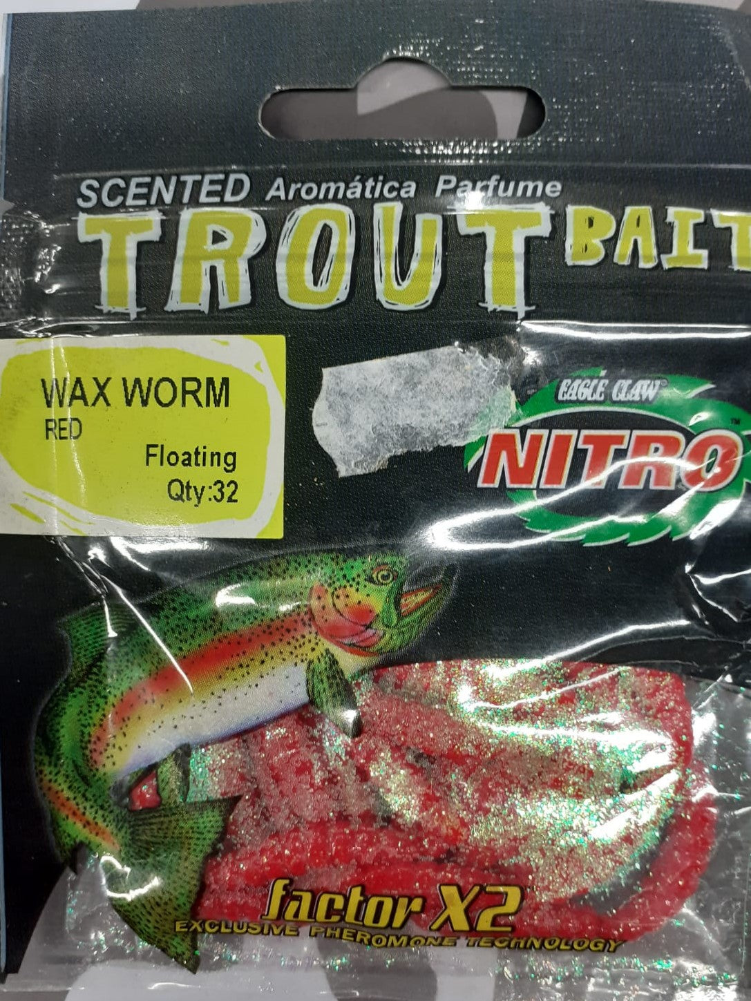 TROUT BAIT NITRO WAX WORM - Carpfishingbarato CHIMBOMBO LOMBRIZ