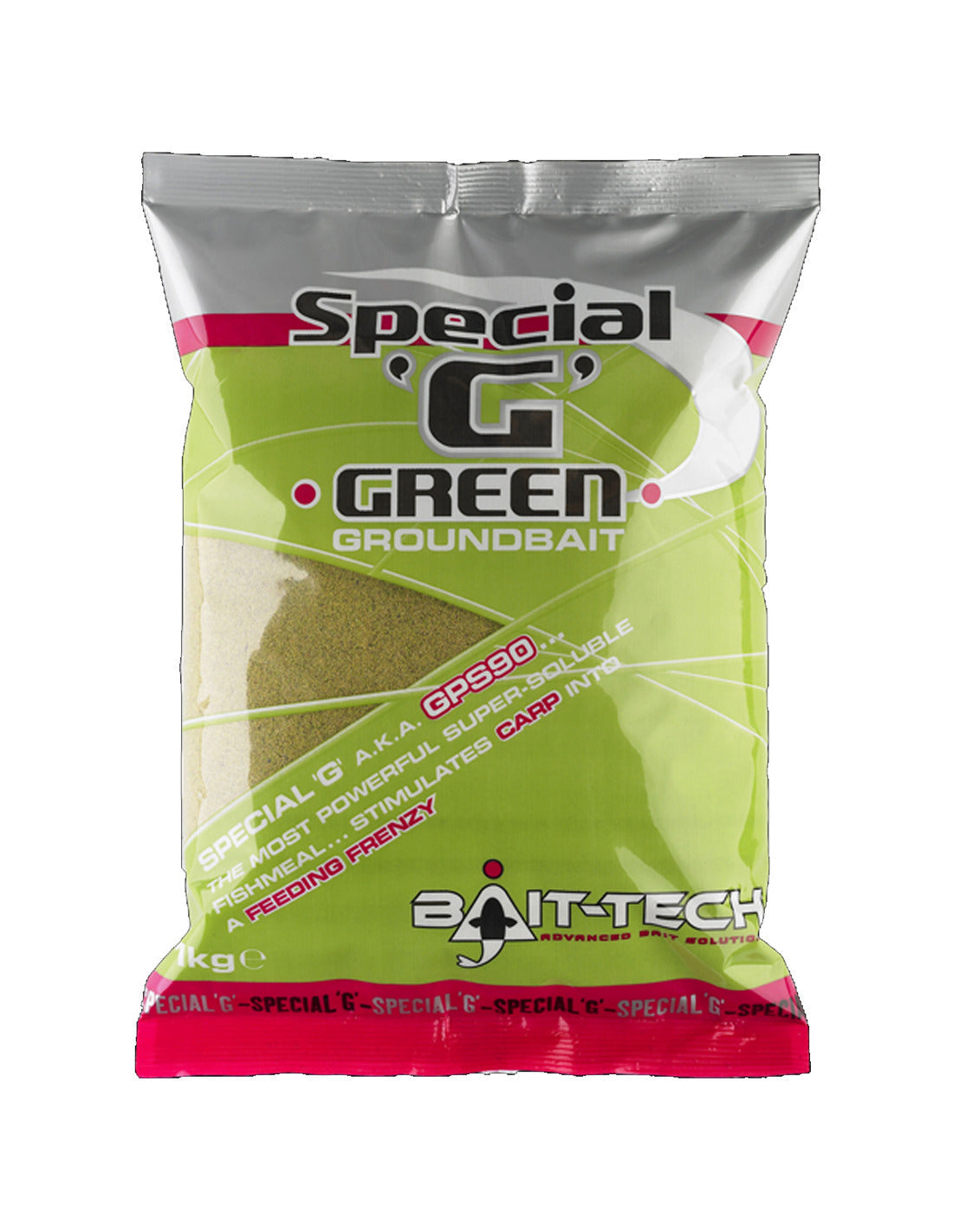 BAIT-TECH SPECIAL G GREEN GROUNDBAIT 1KG - Carpfishingbarato CHIMBOMBO 