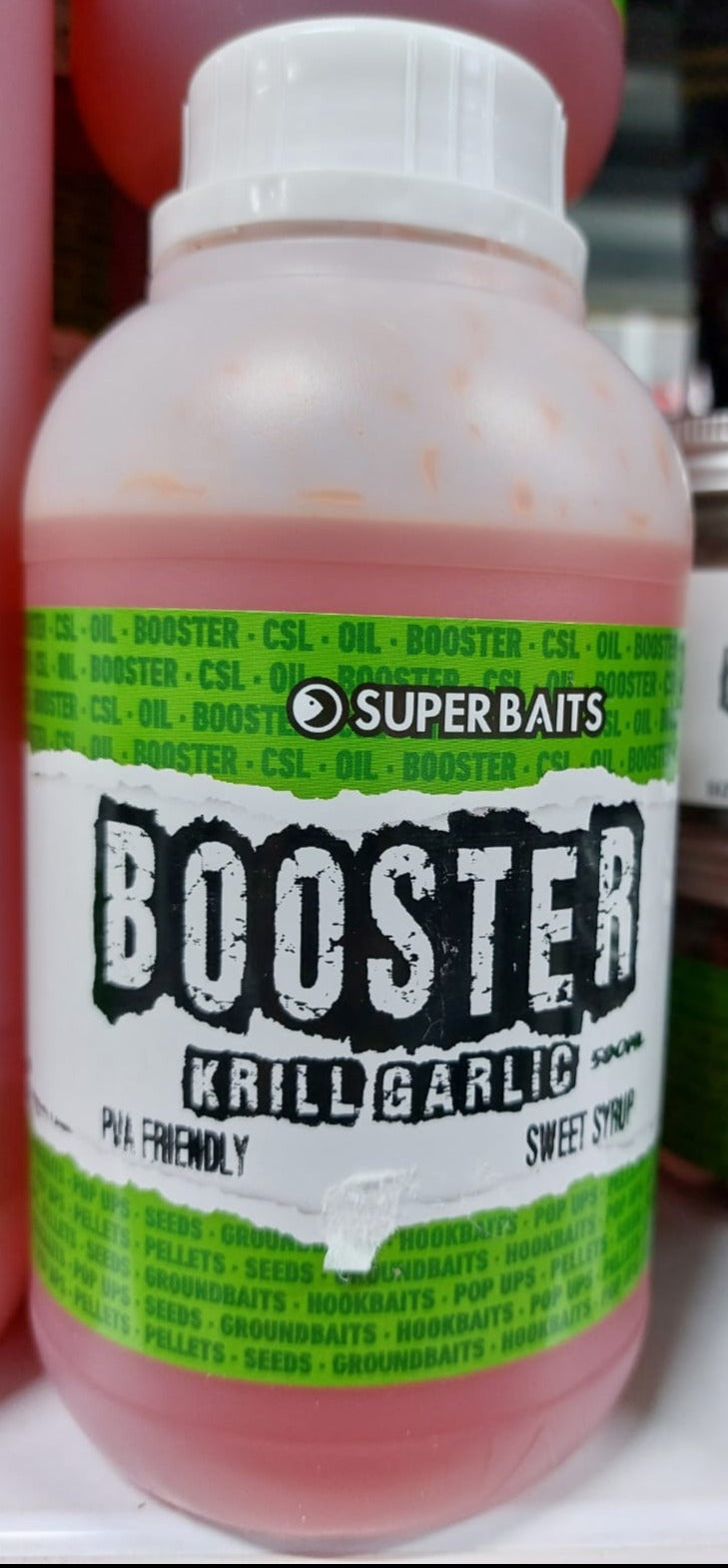 Superbaits Booster Krill Garlic 500 ML - Carpfishingbarato CHIMBOMBO LIQUIDO BOOSTER