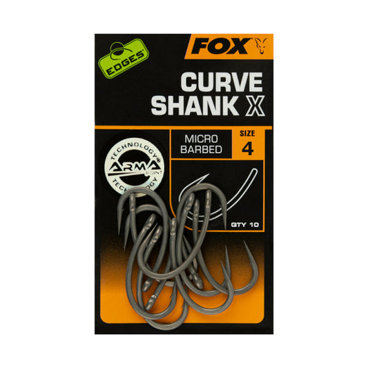 FOX CURVE SHANK X Nº4 - Carpfishingbarato CHIMBOMBO anzuelo