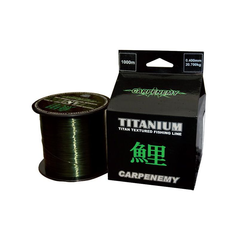 CARP ZONE TITANIUM CARPENEMY MONOFILAMENTO 0.35MM 16.6KG 1000M - Carpfishingbarato CHIMBOMBO HILO