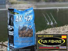 FUN FISHING AK 47 HIGHLY STIMULATING BOILIE 15MM - Carpfishingbarato CHIMBOMBO 