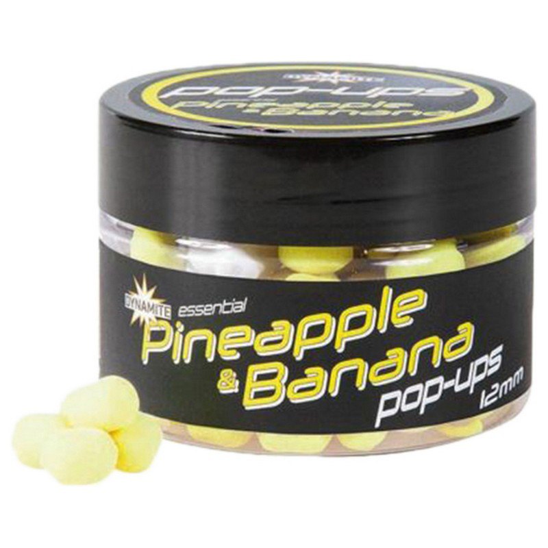 DYNAMITE PINEAPPLE &amp; BANANA FLURO POP-UPS 12 MM - Carpfishingbarato CHIMBOMBO POP UPS