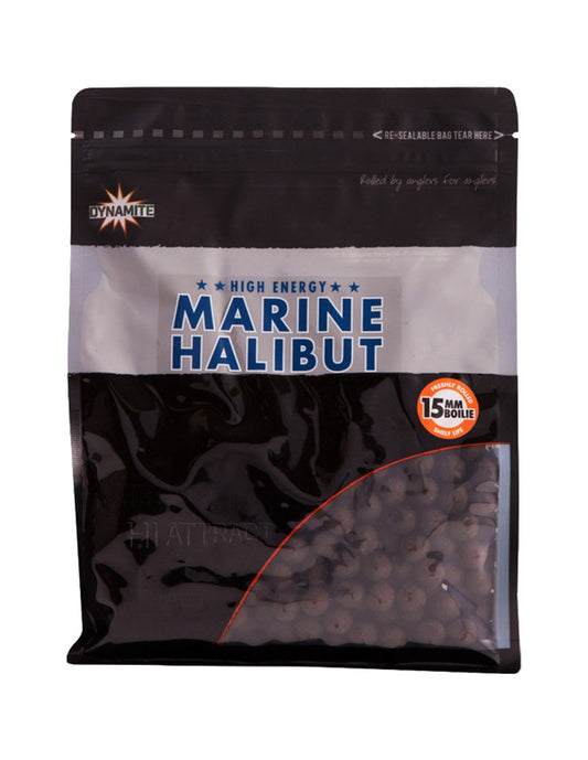 Dynamite Baits Marine Halibut Shelf Life Boilies 15mm 1kg - Carpfishingbarato CHIMBOMBO BOILIES