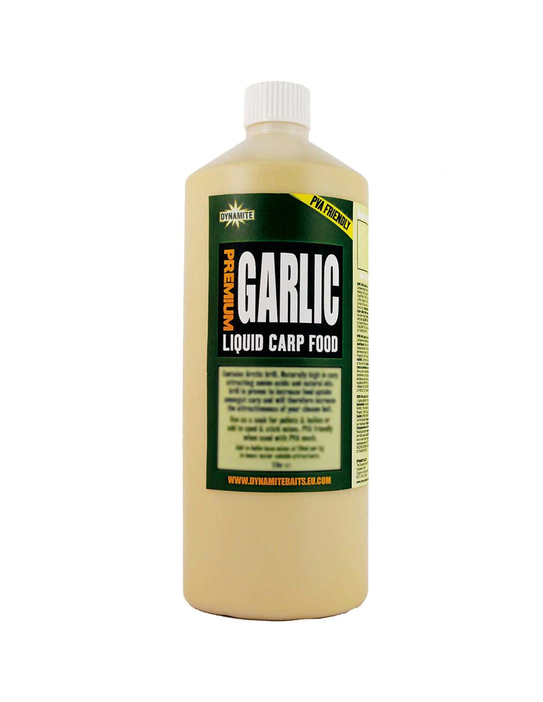 DYNAMITE GARLIC PREMIUM LIQUID CARP FOOD 1L - Carpfishingbarato CHIMBOMBO LIQUIDO