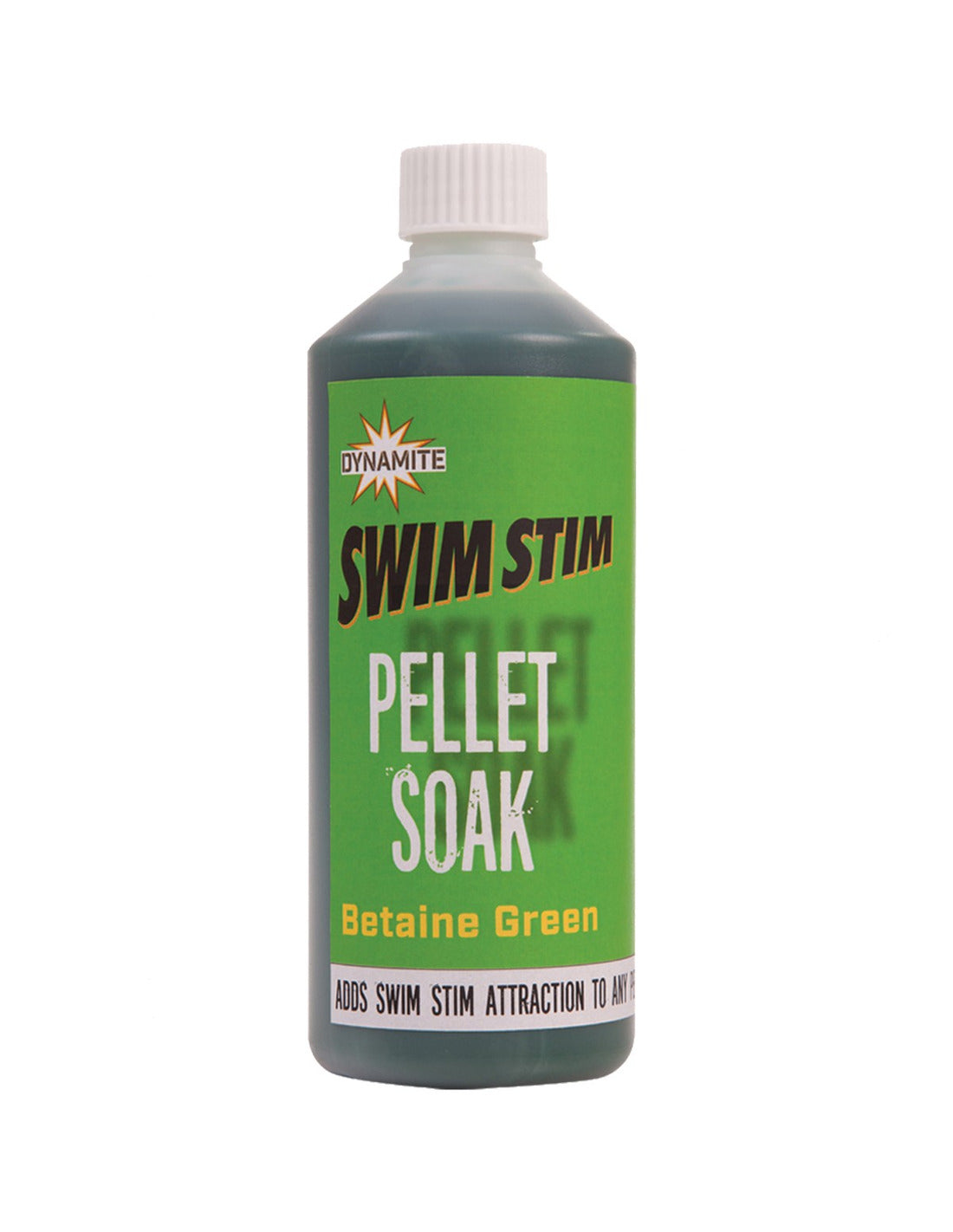 DYNAMITE SWIM STIM PELLET SOAK BETAINE GREEN 500ML - Carpfishingbarato CHIMBOMBO LIQUIDO