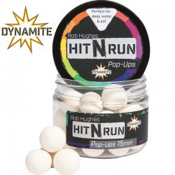 DYNAMITE HITNRUN POP UPS WHITE 15MM - Carpfishingbarato CHIMBOMBO POP UPS