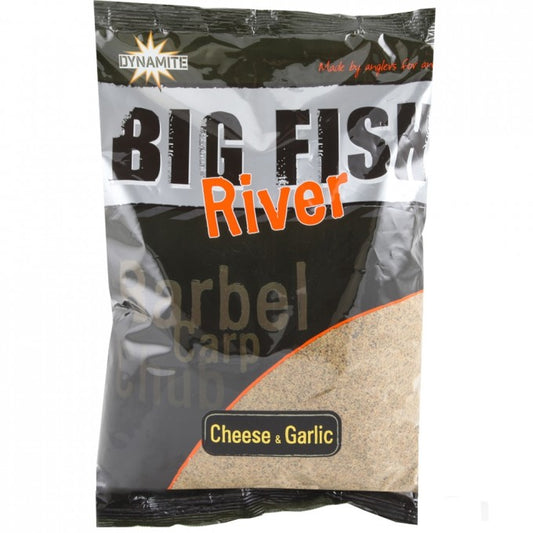 DYNAMITE BIG FISH RIVER CHESEE GARLIC 1.8KG - Carpfishingbarato CHIMBOMBO ENGODOS