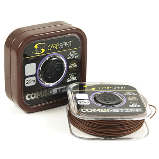 CARP SPIRIT COMBI SOFT COATED HOOKLINK CAMO BROWN 25LB 20M - Carpfishingbarato CHIMBOMBO HILO BAJOS