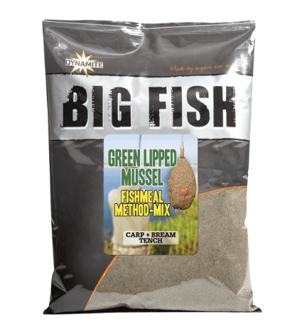 Dynamite Big Fish Green Lipped Mussel Fishmeal Method Mix 1.8 kg - Carpfishingbarato CHIMBOMBO METHOD MIX