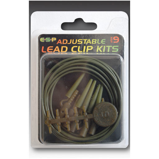 E.S.P ADJUSTABLE LEAD CLIP KITS SIZE 9 - Carpfishingbarato CHIMBOMBO LEAD CLIP