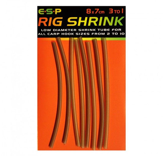 Tubo Termoretractil E.S.P Rig Shrink - Carpfishingbarato CHIMBOMBO TUBO TERMORETRACTIL