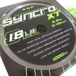 ESP Syncro XT Line 0.40MM 18LB 1000M - Carpfishingbarato CHIMBOMBO HILO