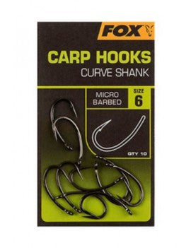 FOX CARP HOOKS CURVE SHORT Nº4 - Carpfishingbarato CHIMBOMBO anzuelo