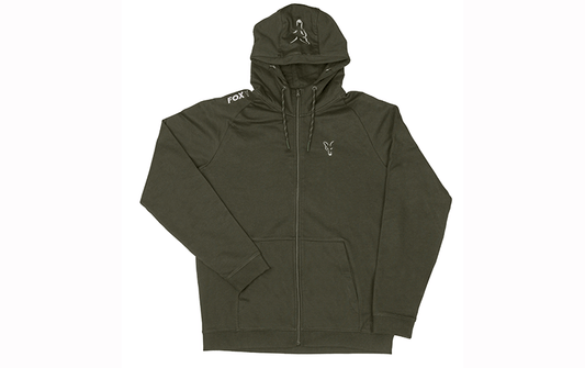 FOX COLLECTION GREEN/SILVER HOODY LIGHTWEIGHT S - Carpfishingbarato CHIMBOMBO SUDADERA