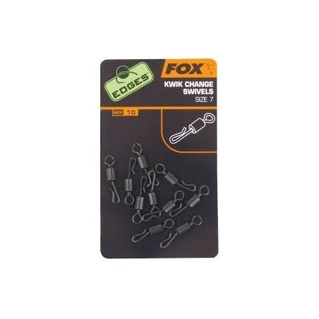 FOX KWIK CHANGE SWIVELS SIZE 7 - Carpfishingbarato CHIMBOMBO EMERILLON RAPIDO