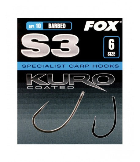 FOX S3 SPECIALIST CARP HOOKS Nº4 - Carpfishingbarato CHIMBOMBO anzuelo