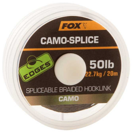 FOX CAMO-SPLICE CAMO 50LB-22.7KG/20M - Carpfishingbarato CHIMBOMBO HILO BAJOS