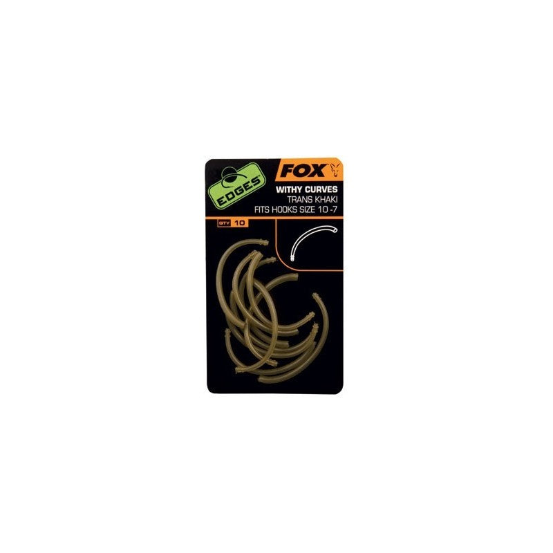 FOX - WITHY CURVES TRANS KHAKI FITS HOOK SIZE 7 -10 - Carpfishingbarato CHIMBOMBO ALINIADOR