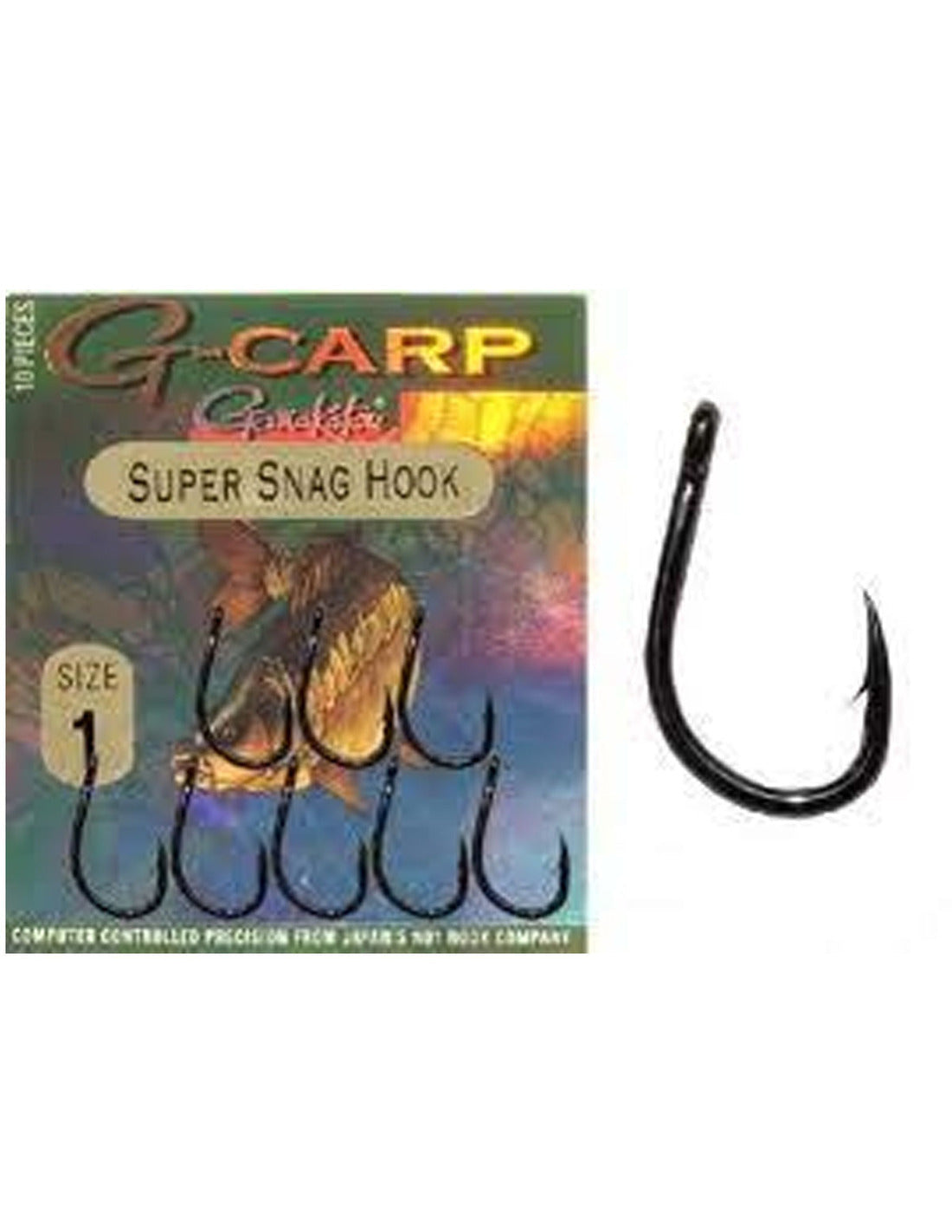 GAMAKATSU SUPER SNAG HOOK Nº1 - Carpfishingbarato CHIMBOMBO anzuelo