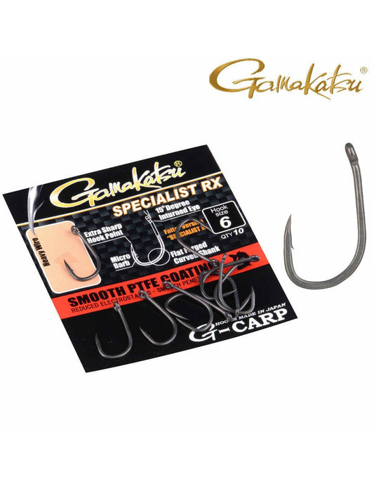 GAMAKATSU SPECIALIST RX nº6 10 UNI - Carpfishingbarato CHIMBOMBO anzuelo