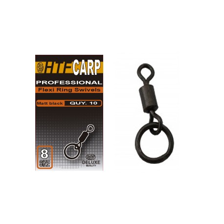 HTF CARP FLEXI RING SWIVELS Nº8 - Carpfishingbarato CHIMBOMBO 