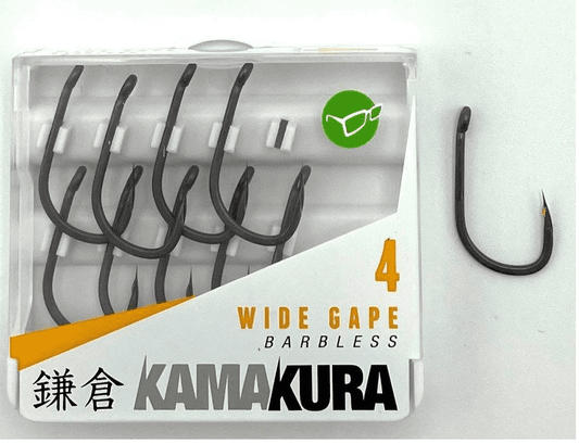 Korda Kamakura Wide Gape Barbless 4 - Carpfishingbarato CHIMBOMBO anzuelo