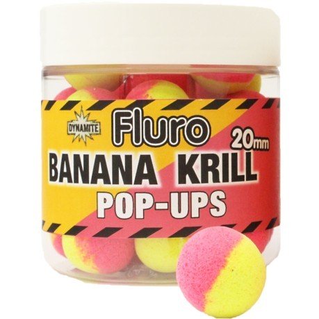 DYNAMITE BANANA KRILL POP UPS 20MM FLURO - Carpfishingbarato CHIMBOMBO POP UPS