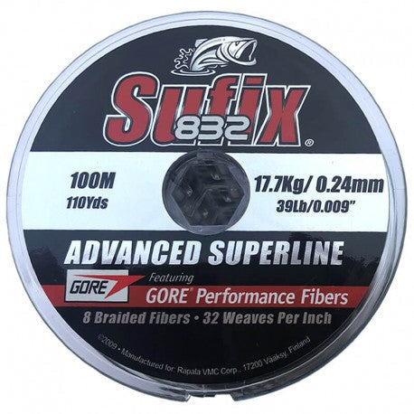 SUFIX 832  0.24MM-39LB 100M - Carpfishingbarato CHIMBOMBO HILO TRENZADO