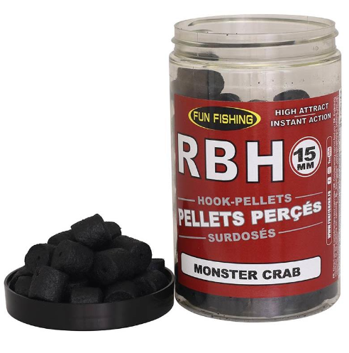 Fun Fishing RBH Pellets Perforados Sobredosis  Monster Crab 230 GRS 15 MM