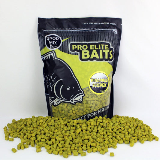 POISSON FENAG SPOD MIX PELLETS 8MM PINNEAPLE SCOPEX 1,800KG - Carpfishingbarato CHIMBOMBO PELLETS