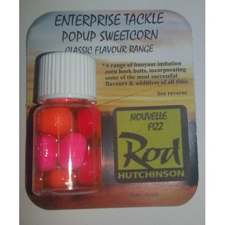 ENTERPRISE TACKLE – MAIZ FLOTANTE CON REMOJO DE : -NOUVELLE FIZZ- , ROD HUTCHINSON . - Carpfishingbarato CHIMBOMBO MAIZ ARTIFICIAL