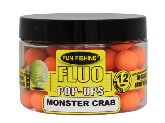 Fun Fishing Fluo Pop Ups Monster Crab 12mm