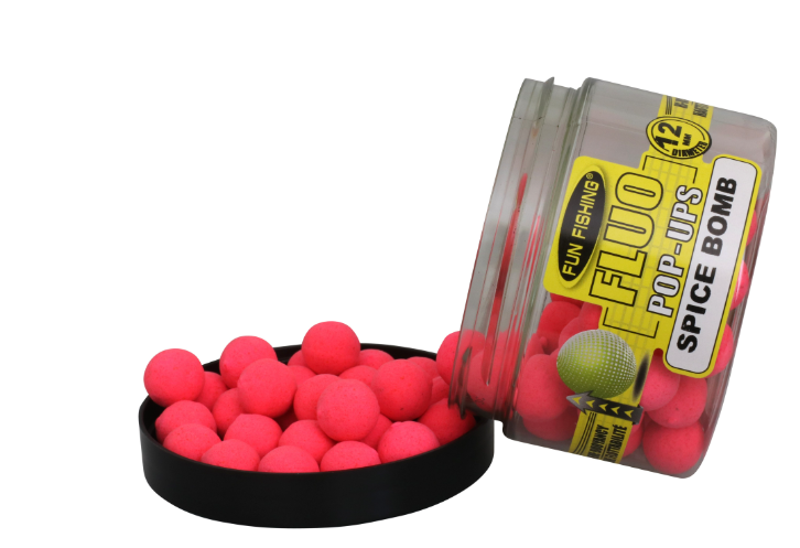 Fun Fishing Fluo Pop Ups Spice Bomb 12mm