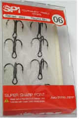 Potera Spi Tournament Treble Hooks Series 9023 Size 6