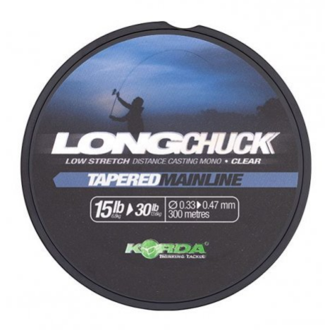 Puente Korda Long Chuck Clear Tapered Mainline 15-30lb / 0.33-0.47mm