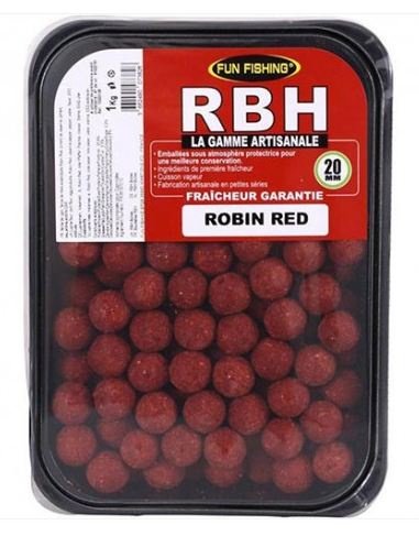 Fun Fishing RBH Boilies 800gr 20mm Robin Red OFERTA 2+1