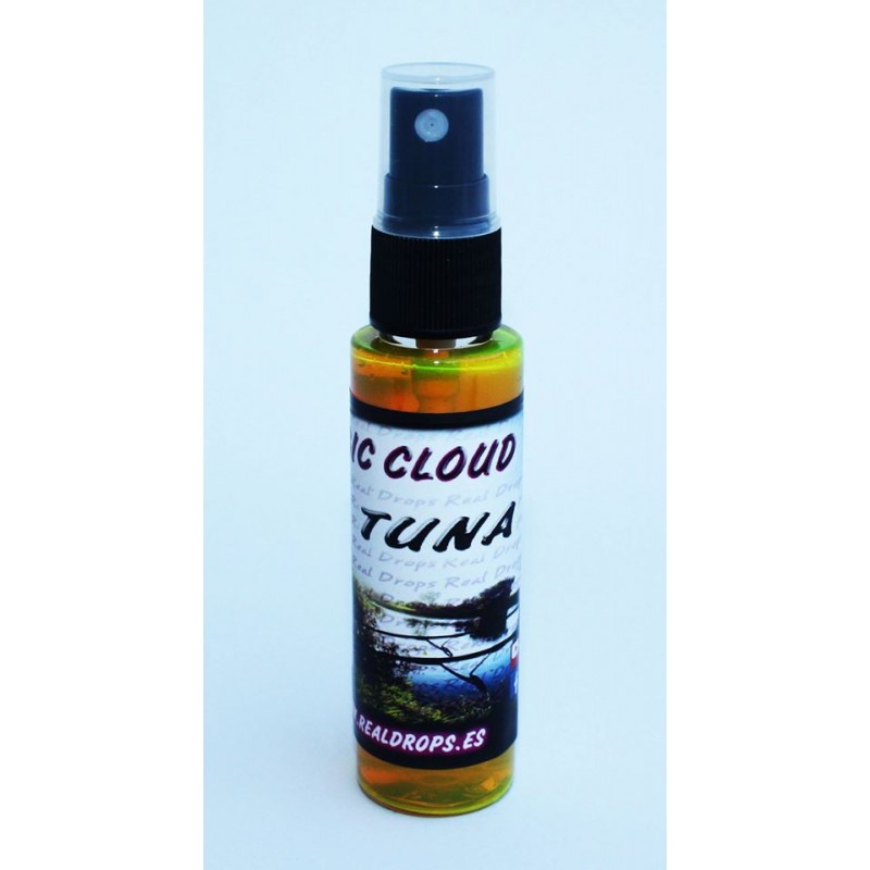 REALDROPS MAGIC CLOUD TUNA 40ML - Carpfishingbarato CHIMBOMBO LIQUIDO CONCENTRADO