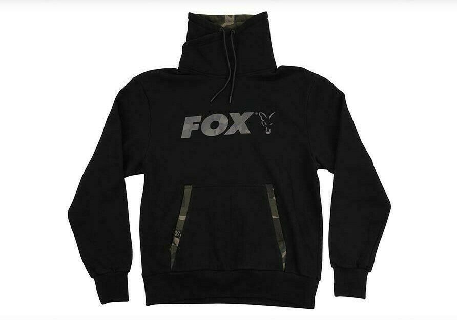 FOX HIGH NECK PULLOVER BLACK S - Carpfishingbarato CHIMBOMBO SUDADERA