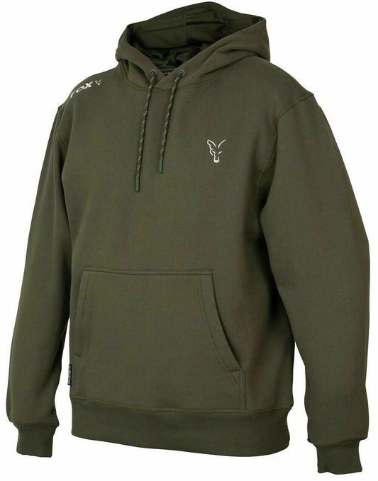 FOX HOODY GREEN-SILVER S - Carpfishingbarato CHIMBOMBO SUDADERA