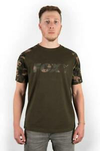 FOX T-SHIRT RAGLAN KHAKI CAMO - Carpfishingbarato CHIMBOMBO CAMISETA