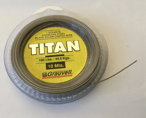 Sedal De Acero Grauvell Titan 100lb 10m