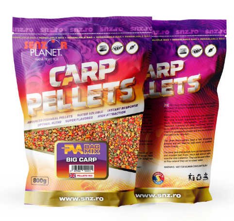 Senzor Planet PVA Bag Mix Big Carp Pellet Mix