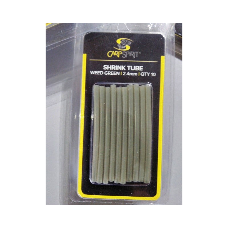 CARPSPIRIT SHRINK TUBE WEED GREEN 1.2MM 10 PIEZAS - Carpfishingbarato CHIMBOMBO TUBO TERMORETRACTIL